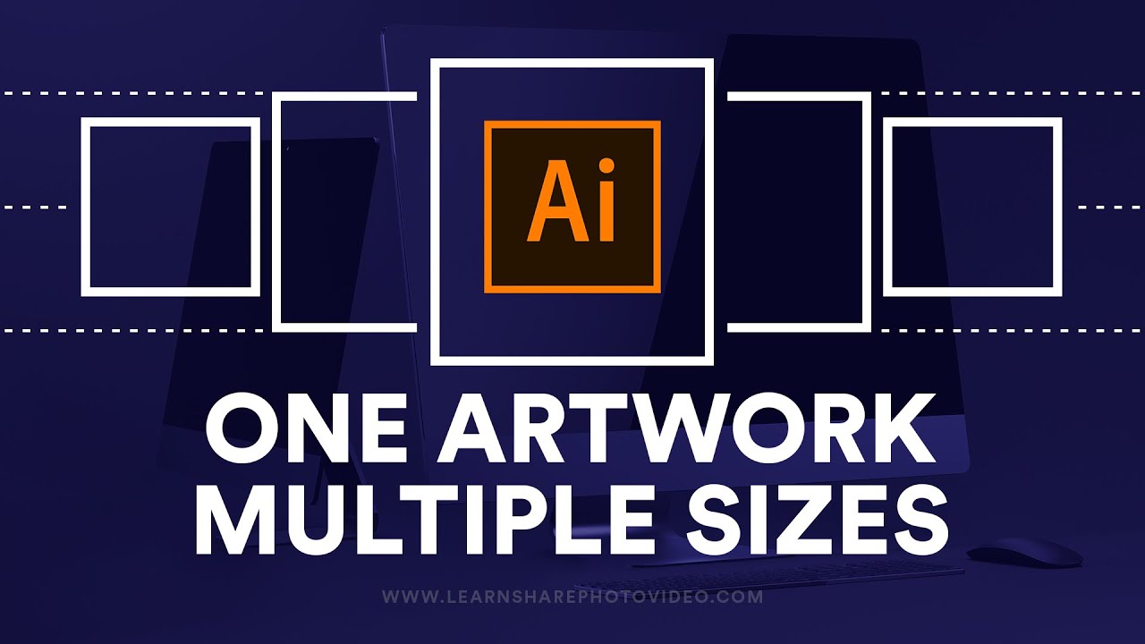How to Create Multiple Sizes of One Artwork for Printing – Adobe Illustrator Tutorial (Part 3)