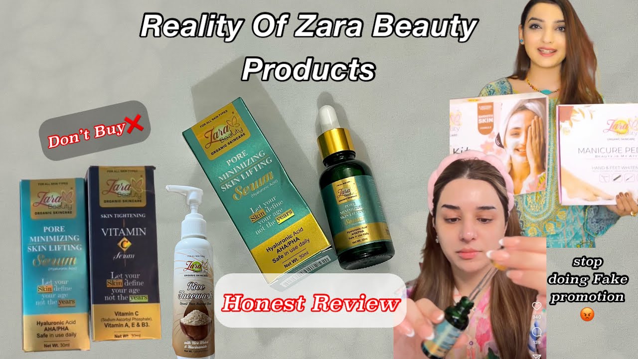 Reality Of “Zara Beauty” Products|Non Sponsored Honest Review|Pore Minimizing Serum Review