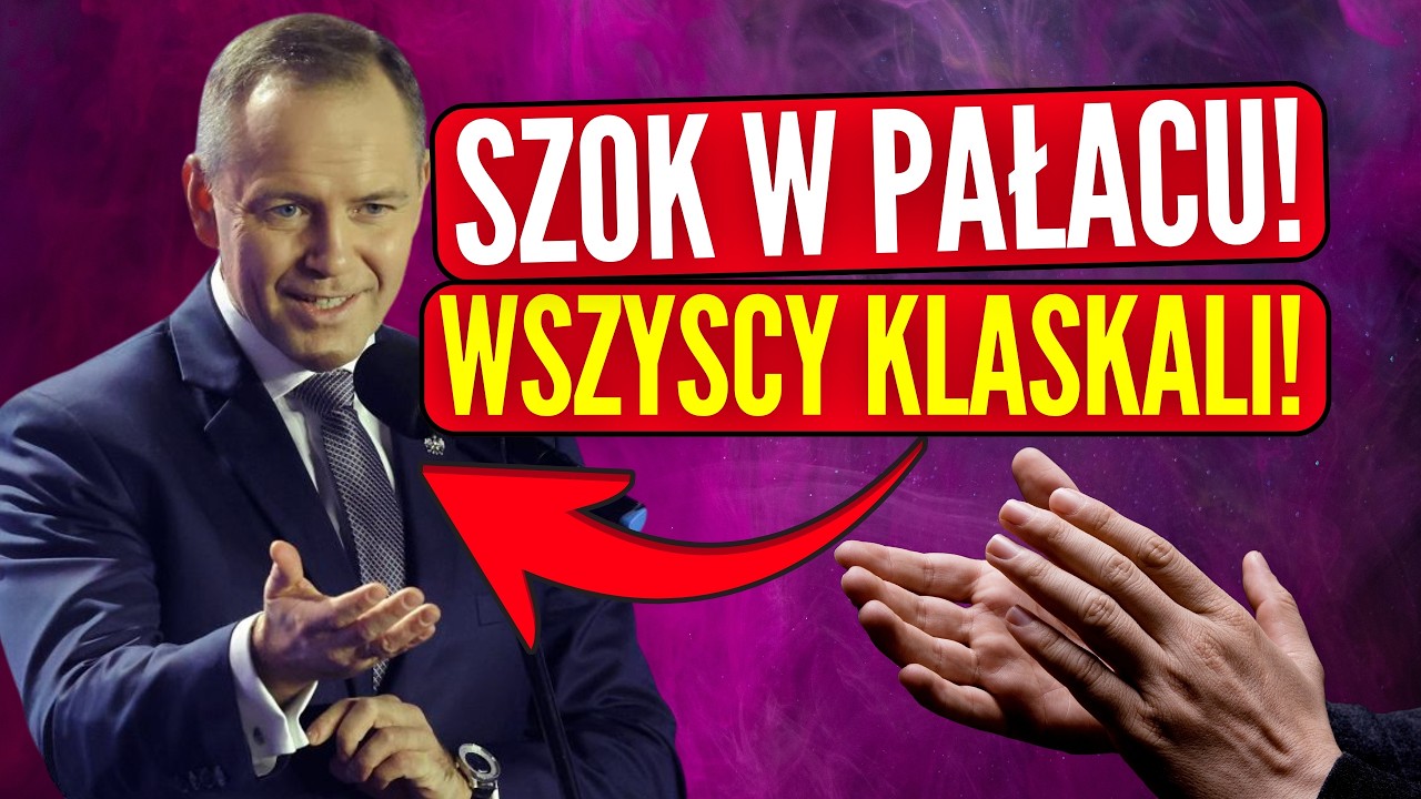 SZOK W PAŁACU! PO SŁOWACH PREZYDENTA NAWROCKIEGO WSZYCY BILI BRAWO!