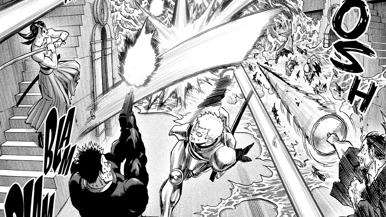 Atomic Samurai's Disciples vs Evil Natural Water | One-Punch Man