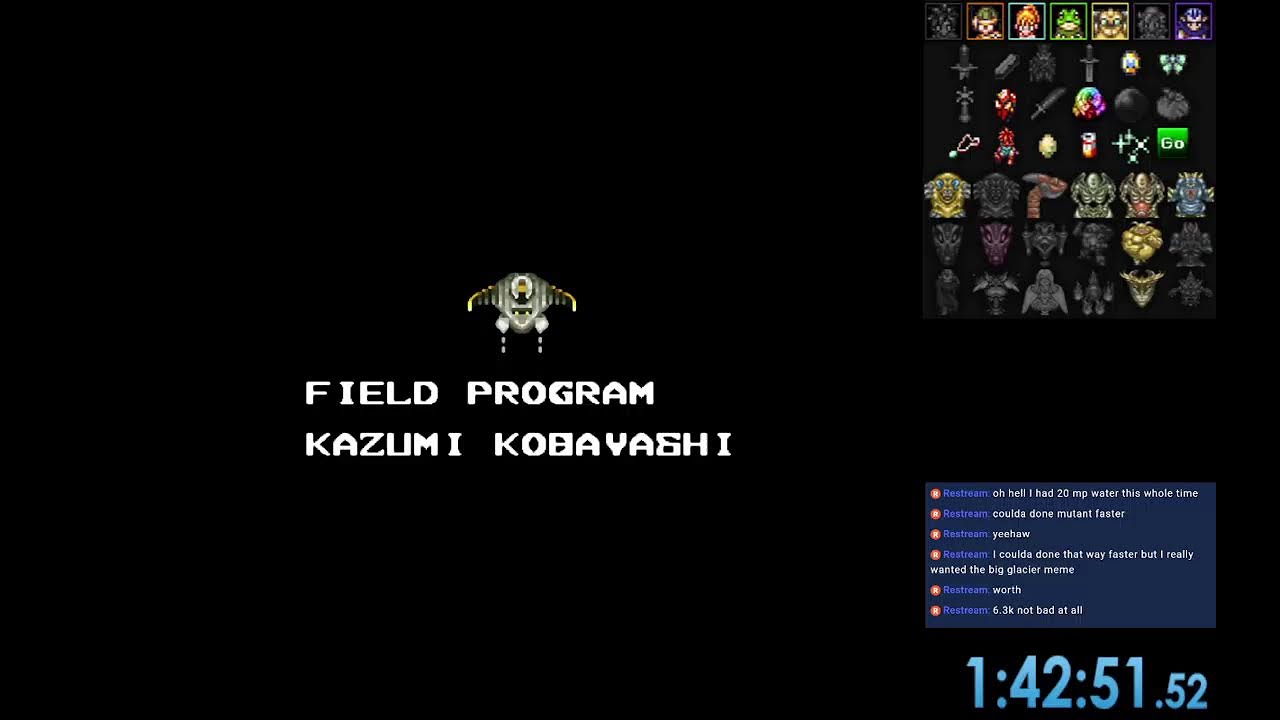 Chrono Trigger Rando Dalton Imperial chillin  - finishing yesterday's run, bonus seed after?
