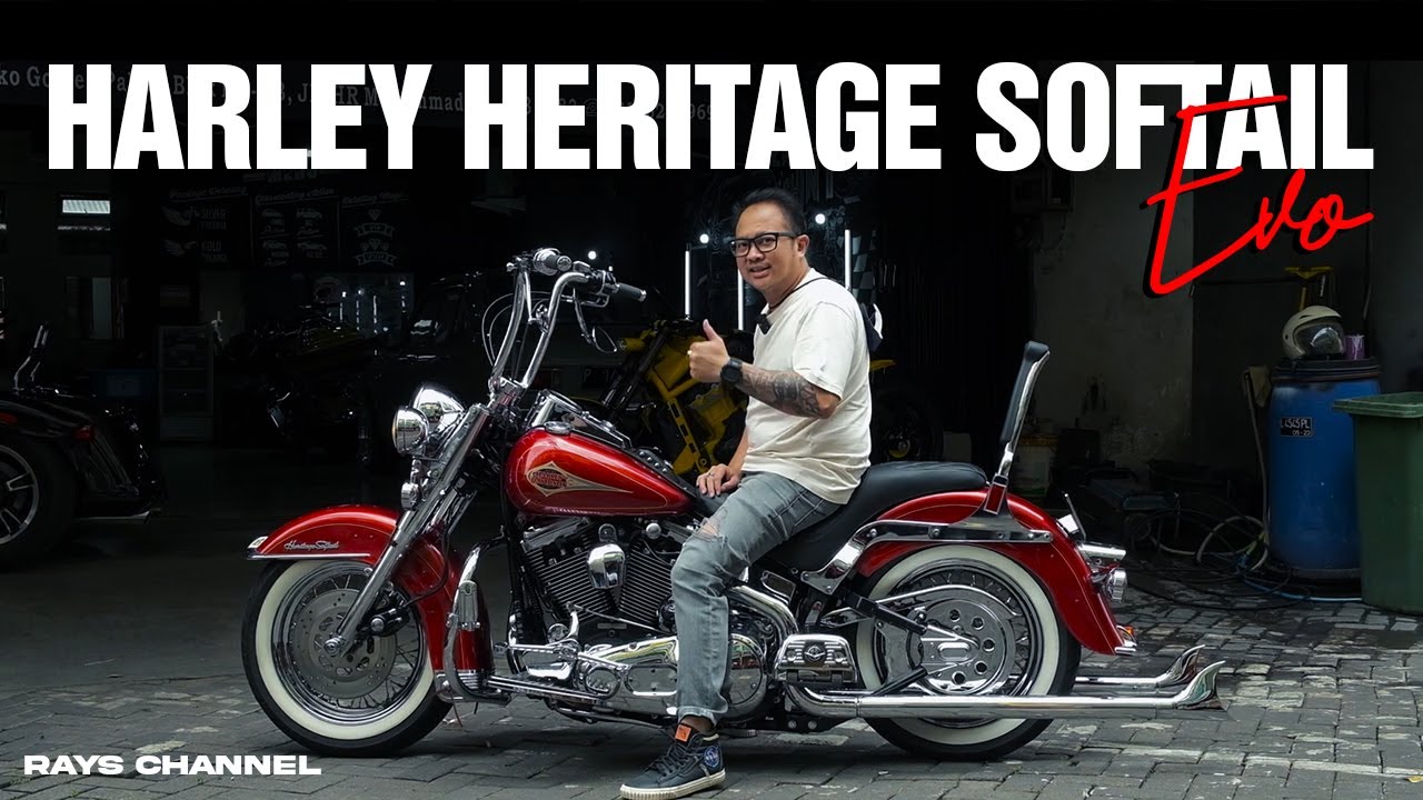 Harley Karbu Memang Paling Enak! | Review + Test Ride 1997 Harley Heritage Softail Evo
