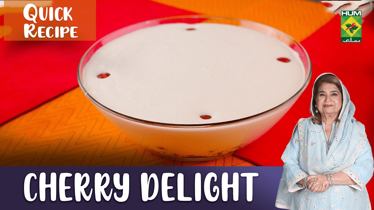 Quick Recipe: Cherry Delight - Chef Shireen Anwar - Masala Tv