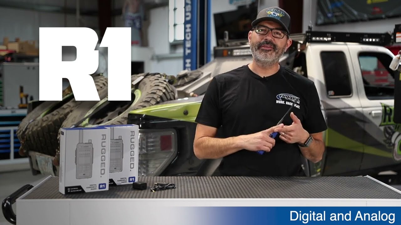 Digital and Analog - Rugged Radios R1 Handheld Features