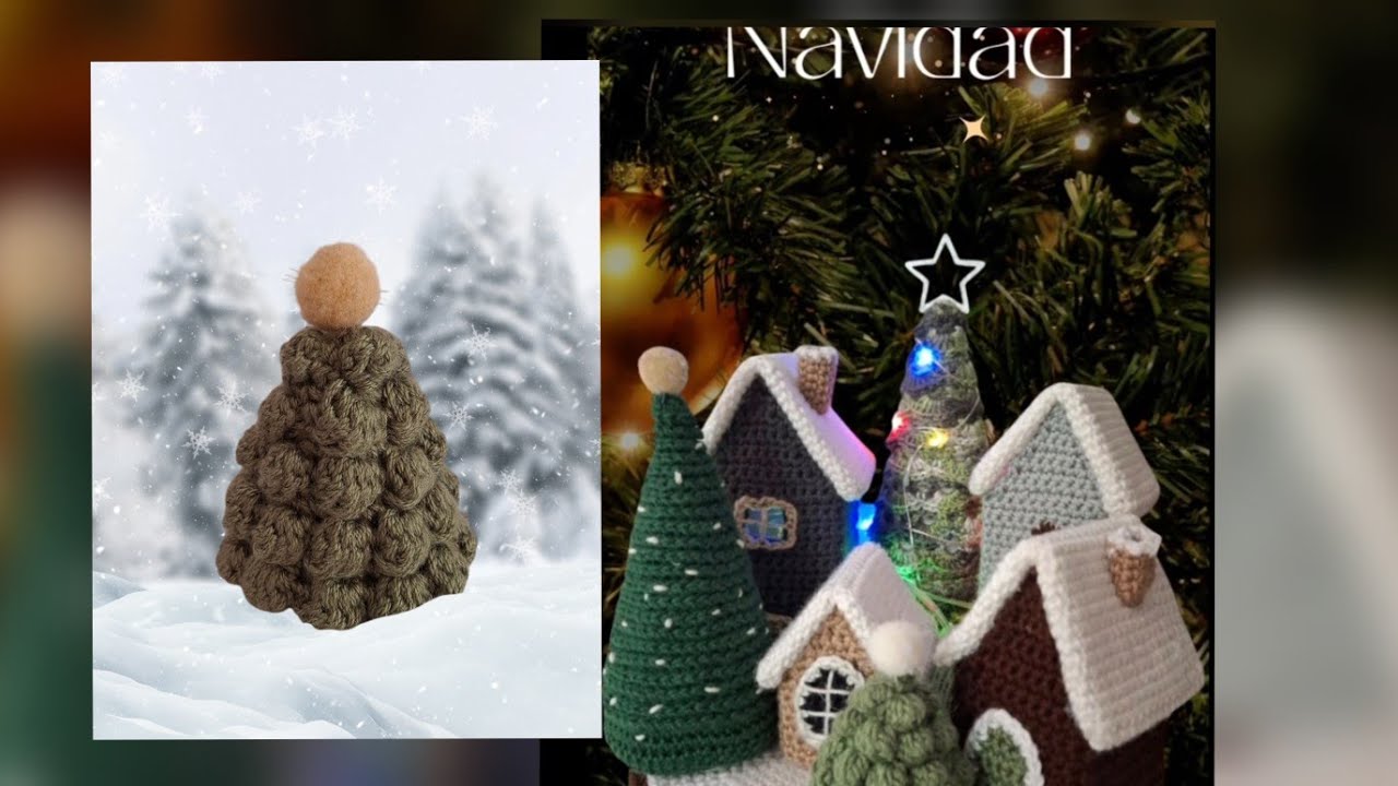 Villaggio Natalizio 3a Parte - Albero piccolo ( Christmas Village - Arbol Navidad ) by Anna Perri