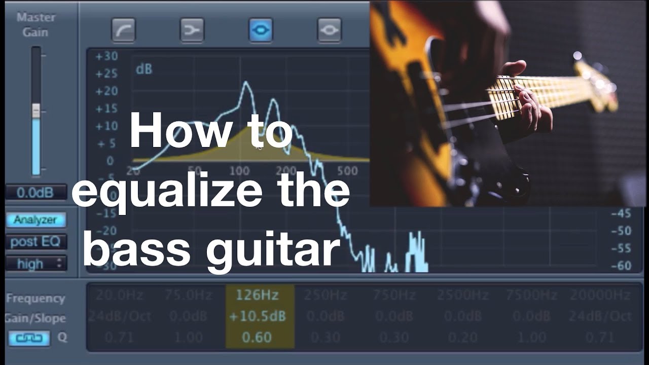 Magic frequencies to equalize (EQ) the bass guitar