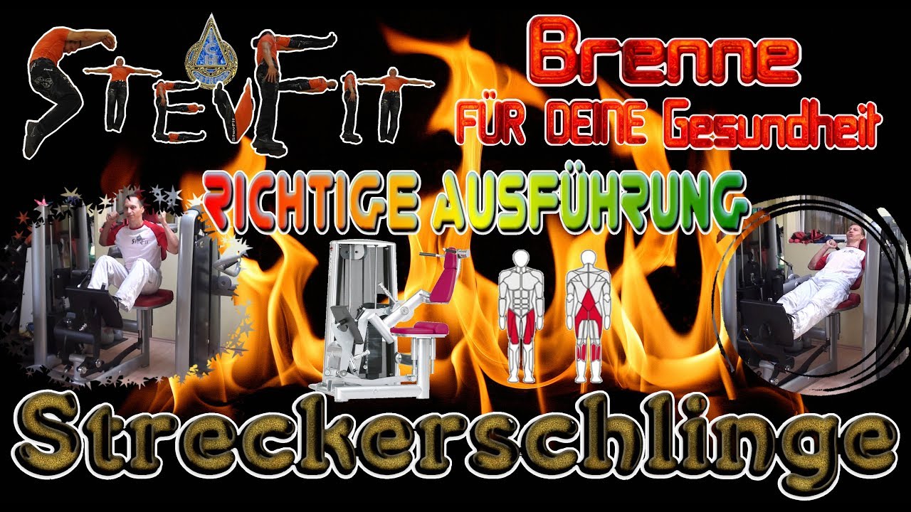 Streckerschlinge GYM80, richtige Ausf&uuml;hrung. StevFit - ICH METHODE