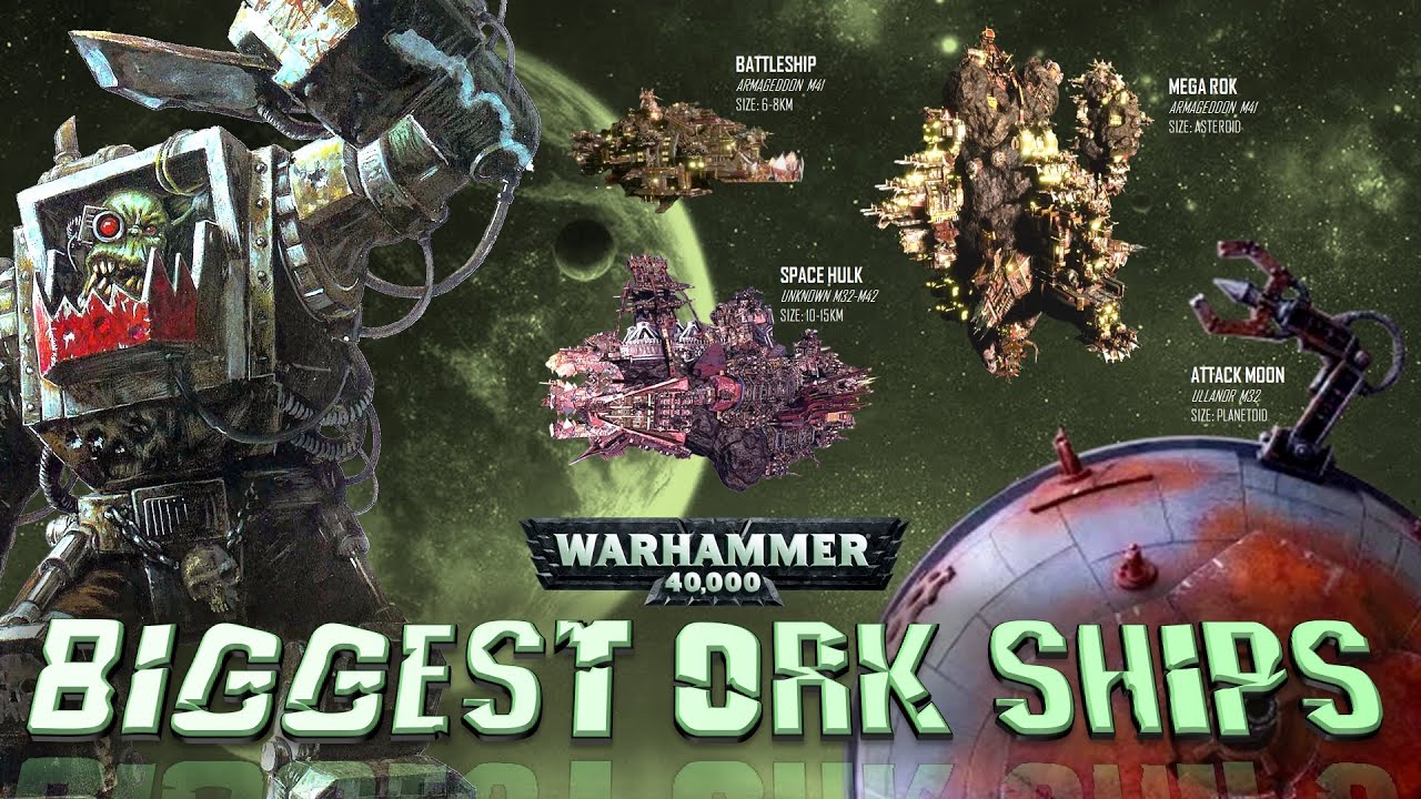 Biggest ORK Voidships ever seen in 40K