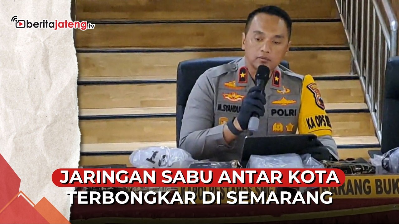 Polisi Gagalkan Peredaran 7 Kg Sabu di Semarang Saat Mudik