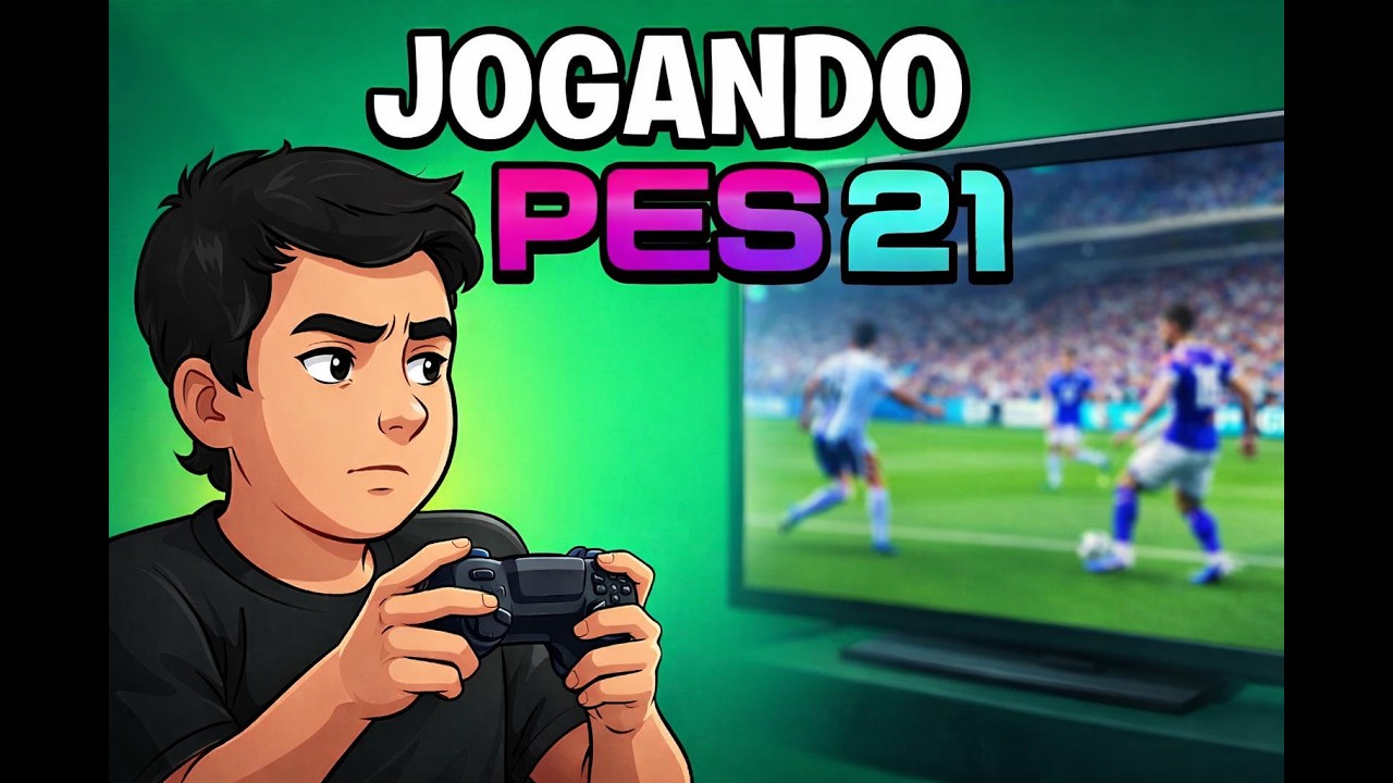 JOGUEI PES 2021 E OLHA NO QUE DEU !
