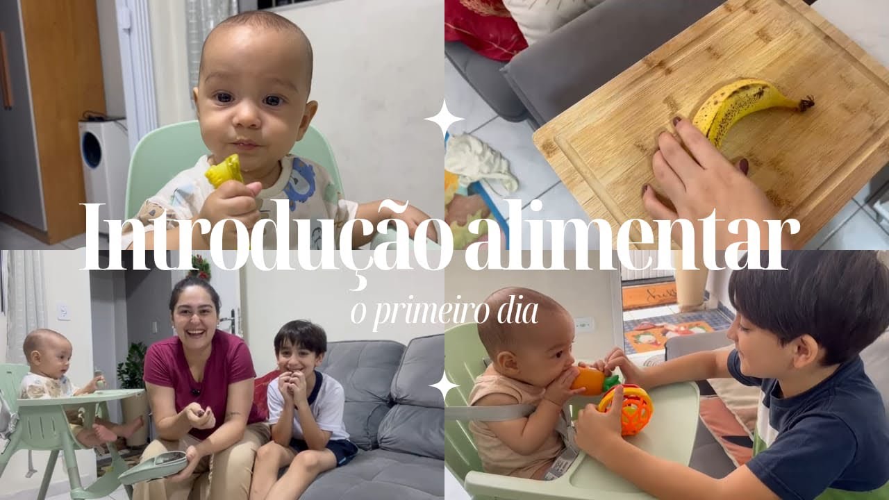 Introdução alimentar do Vicente | Um começo real, sem pressa