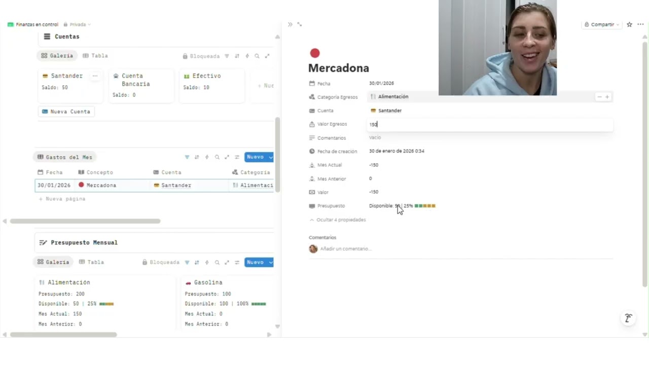 Notion- Plan de finanzas (organiza tu mes)