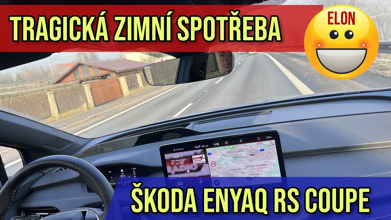 Enyaq a jeho spotřeba v zimě po prvn&iacute;ch 10 km