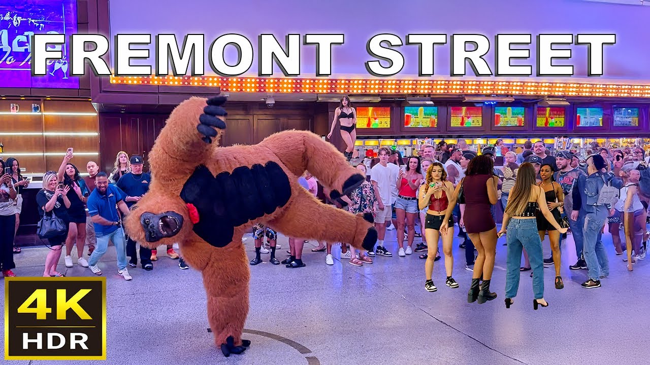 [4K HDR] Fremont Street Las Vegas Walking Tour | June 2025 | Downtown Las Vegas