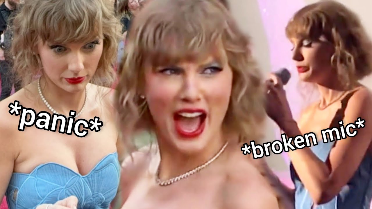 Taylor Swift being a CHAOTIC LEGEND at The Eras Tour Movie Premiere