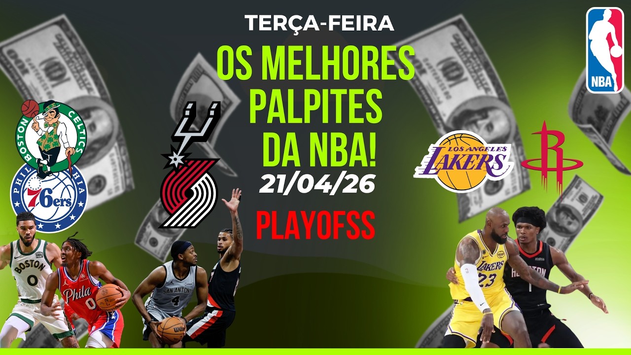 BEST BASKETBALL (NBA) PREDICTIONS FOR TODAY 04/21/26 (WE ARE IN THE PLAYOFFS)