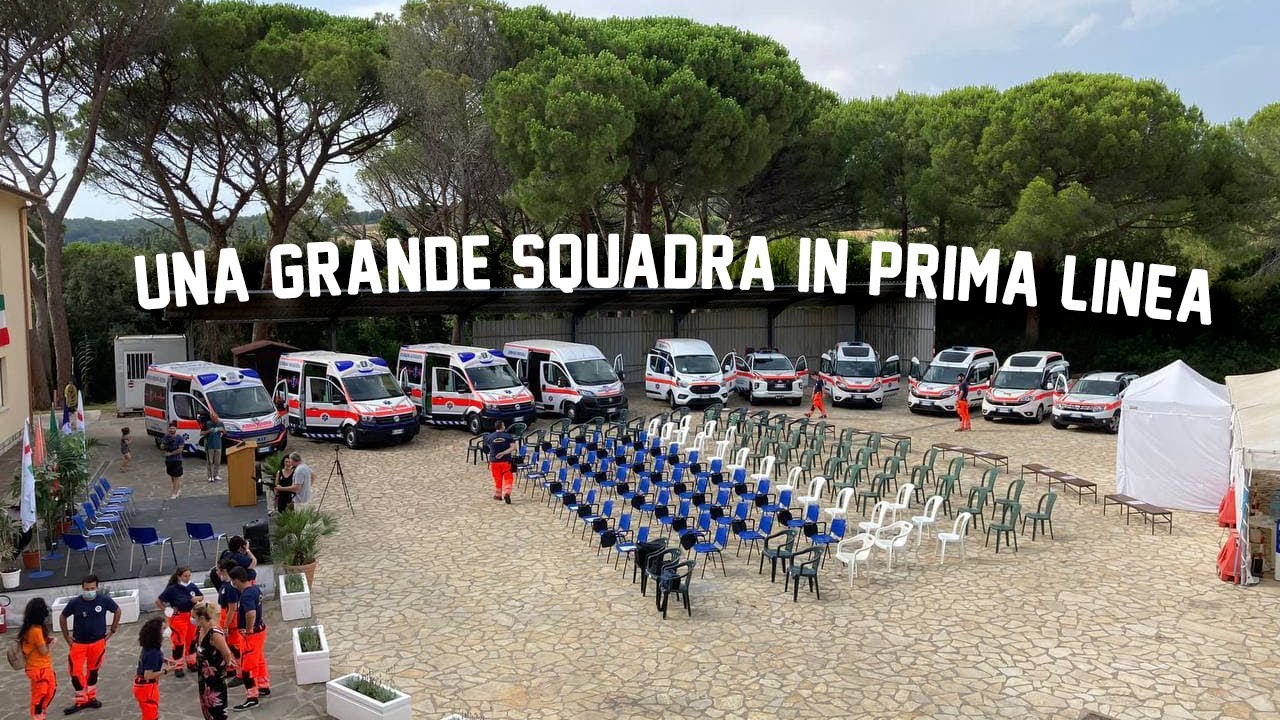 Inaugurazione  di 10 mezzi alla Pubblica Assistenza Rosignano Marittimo ODV