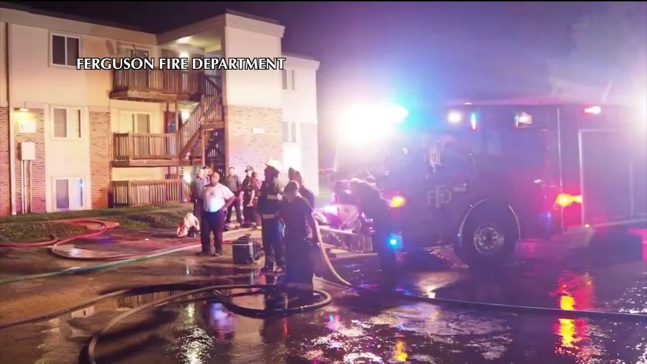 Pregnant Ferguson mother and son jump to safety during apartment fire and lose everything