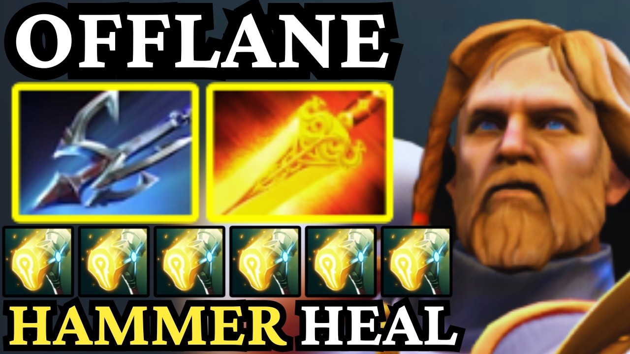 🔥 HAMMER Went IMBA !! OMNIKNIGHT Offlane &mdash; Full Tank Utility Gameplay! 🔥 Dota 2 Offlane