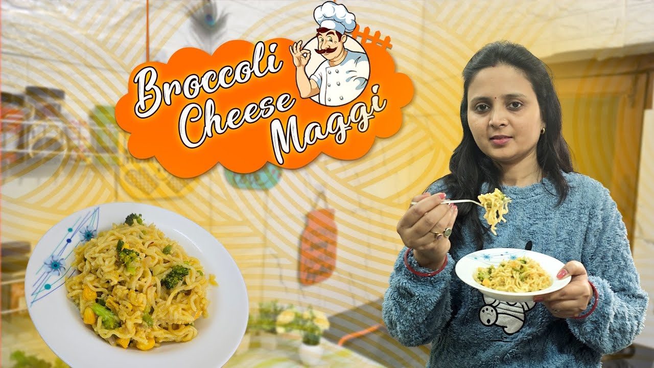 Cheese &  Broccoli maggi 😋🥰 #maggi #maggilover #winterspecial #cooking #easyrecipe