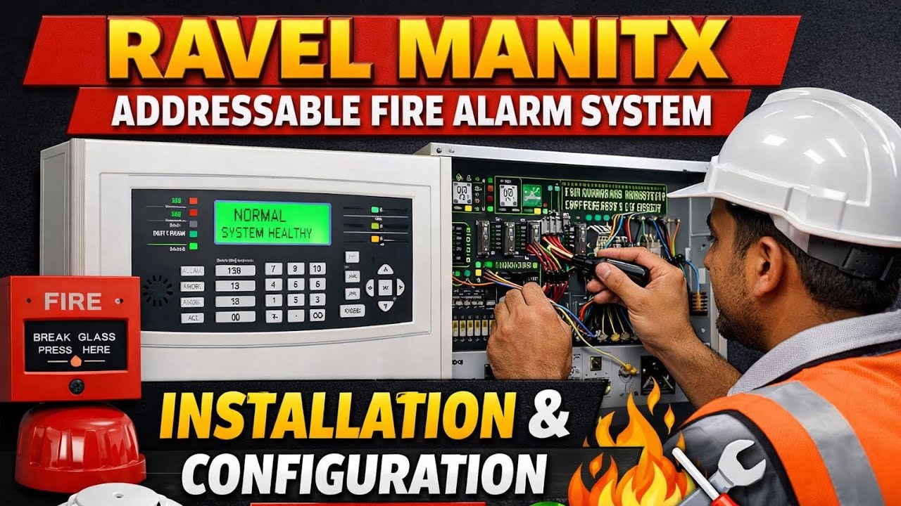 Ravel Monit Fire Alarm Panel Installation | Complete Setup & Testing | Nexgen Infotech Solutions