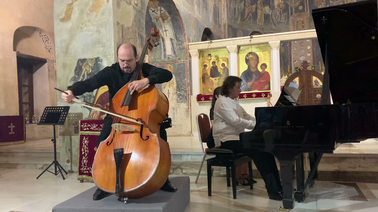 Petru Iuga plays Bela Bartok - Romanian folk dances in St.Sophia church - Ohrid,N.Macedonia