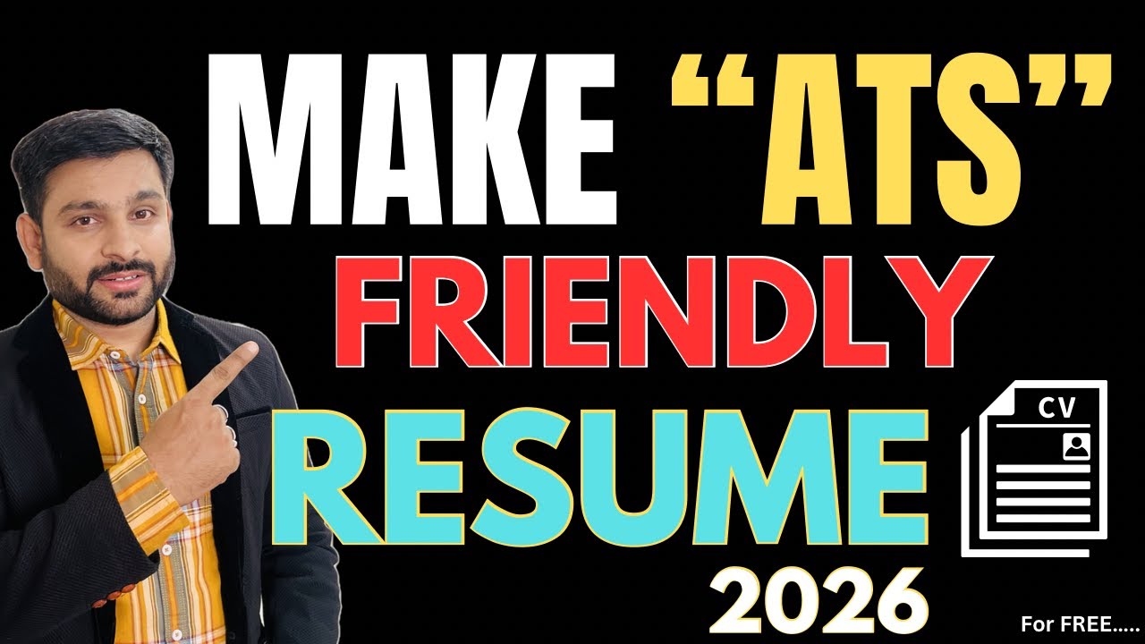 ATS Friendly Resume in 2026 | Step-by-Step Guide | Checkout Now