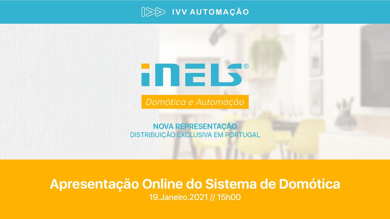 01 iNELS | Sistemas de Domótica e Automação | Webinar