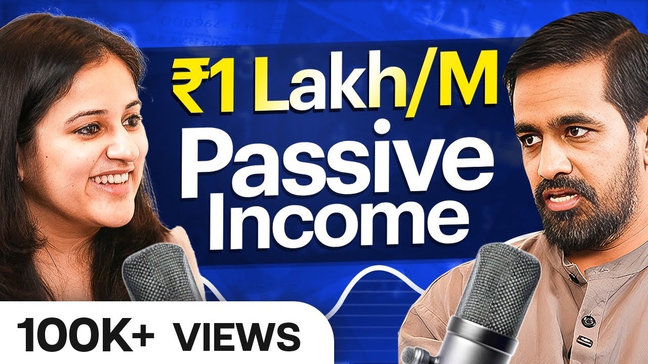 My Strategy for ₹1 LAKH/Month Passive Income - Common Man Story