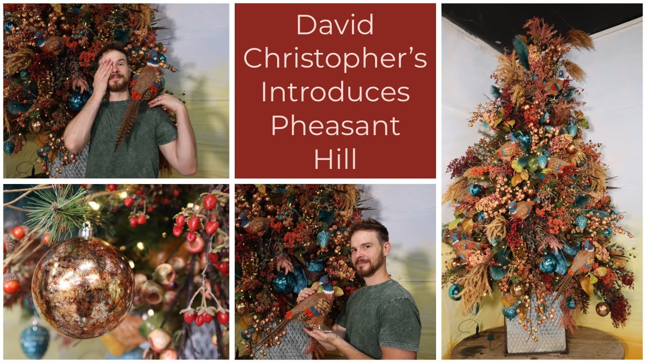 David Christopher's Introducing NEW & Unique Pheasant Hill Christmas Tree Theme (2021)
