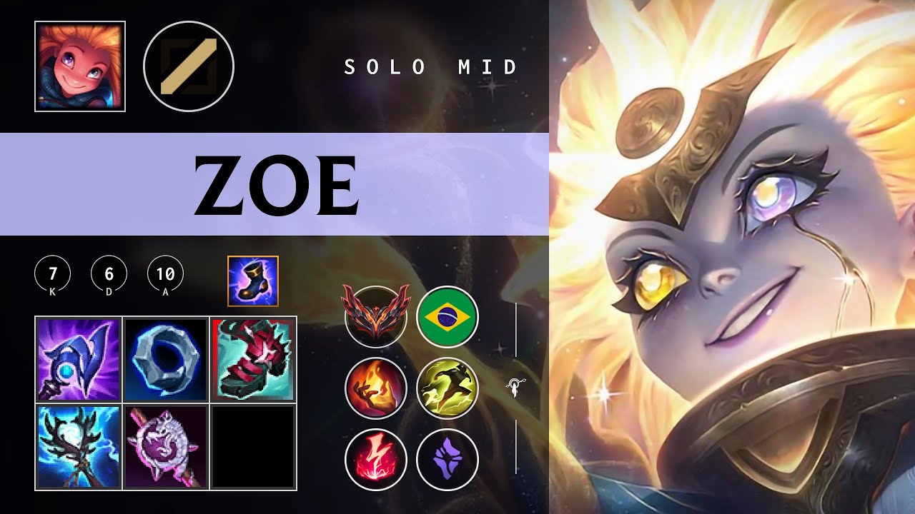 Zoe Mid vs Seraphine - BR Grandmaster Patch 26.01