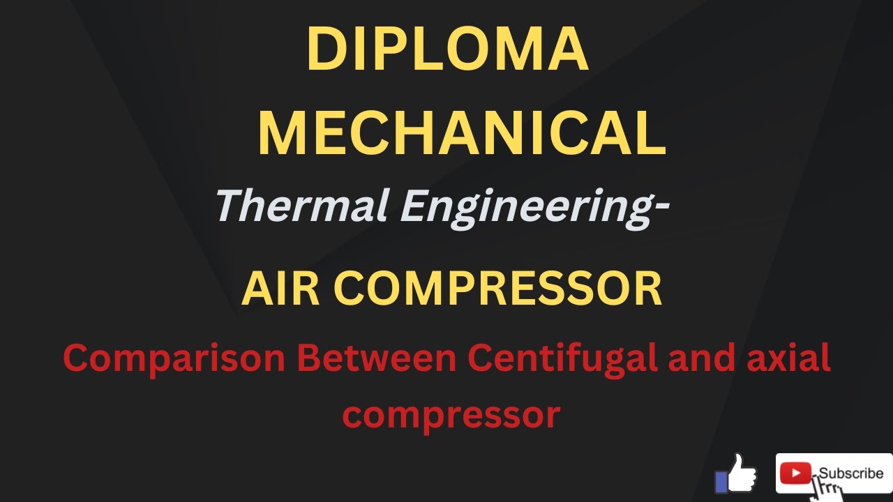 Comparison between Centrifugal compressor and Axial compressor || #mechengineersstudy