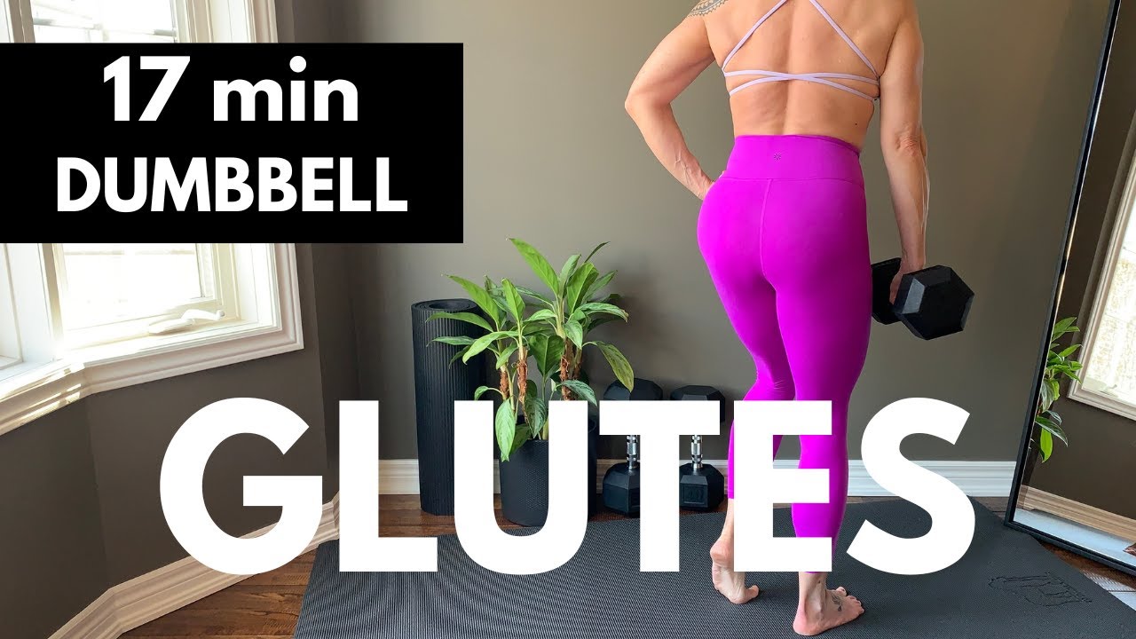Build your booty with this DUMBBELL GLUTES WORKOUT