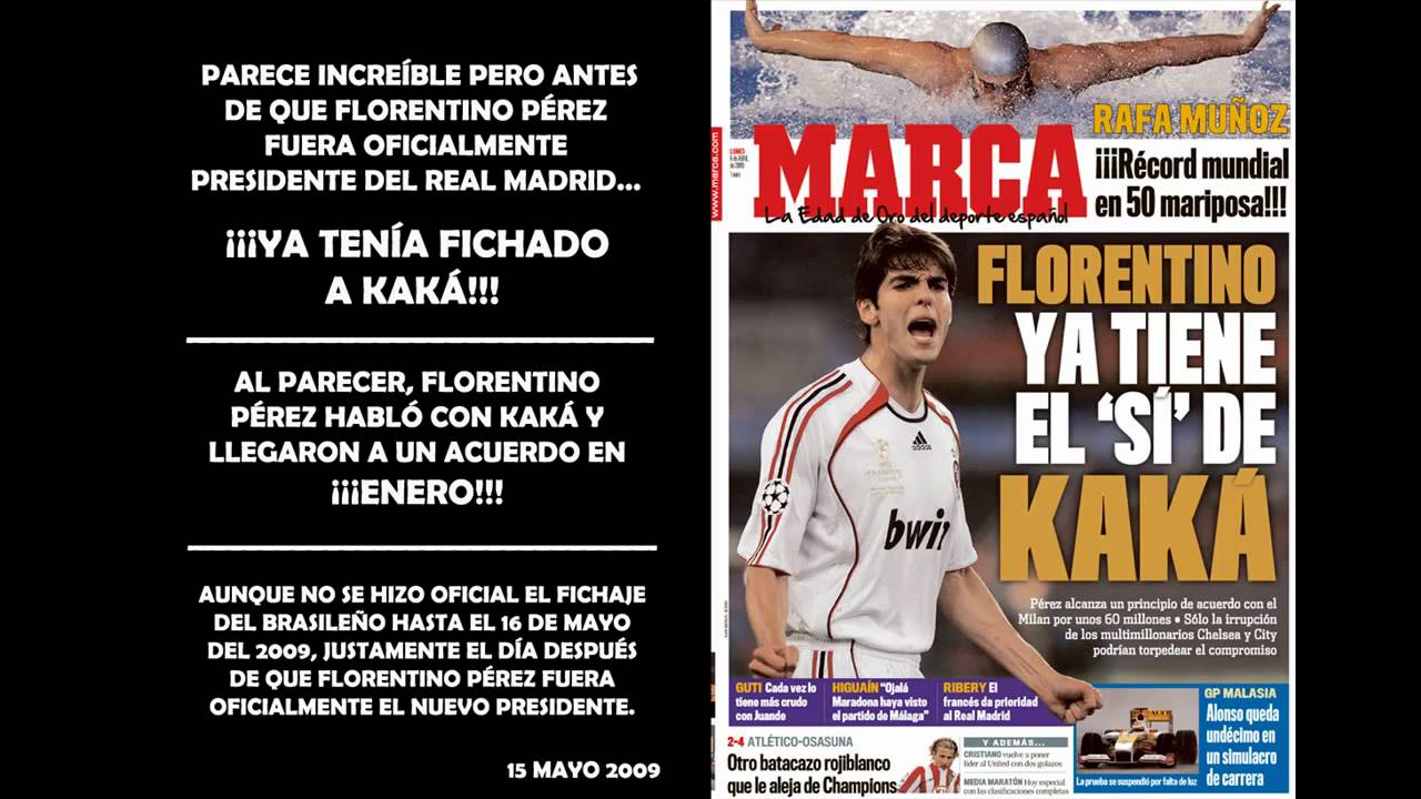 REAL MADRID C.F: Florentino Pérez, algunos de sus fichajes y todos sus secretos...