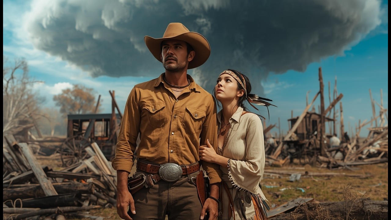 Caught In The Tornado's Path, The Cowboy Found Her In The Wreckage And Carried Her Home|WESTONIQ