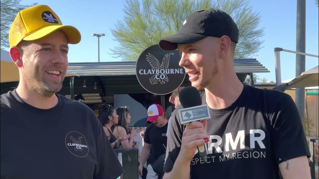 Nick Ortega From Claybourne Co. Interview At Hall of Flowers Palm Springs 2022 | Respect My Region