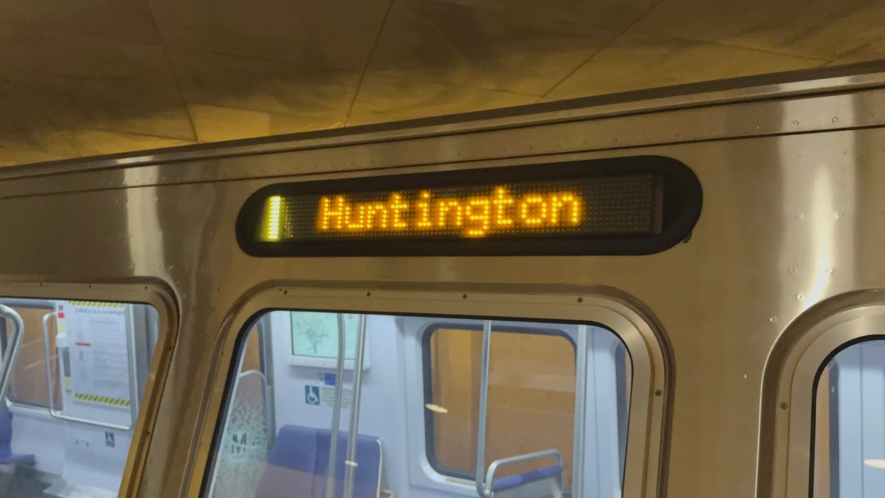 WMATA Subway: Kawasaki 7k Series 🟡Yellow Line🟡 Train from Mount Vernon Sq to Huntington #2