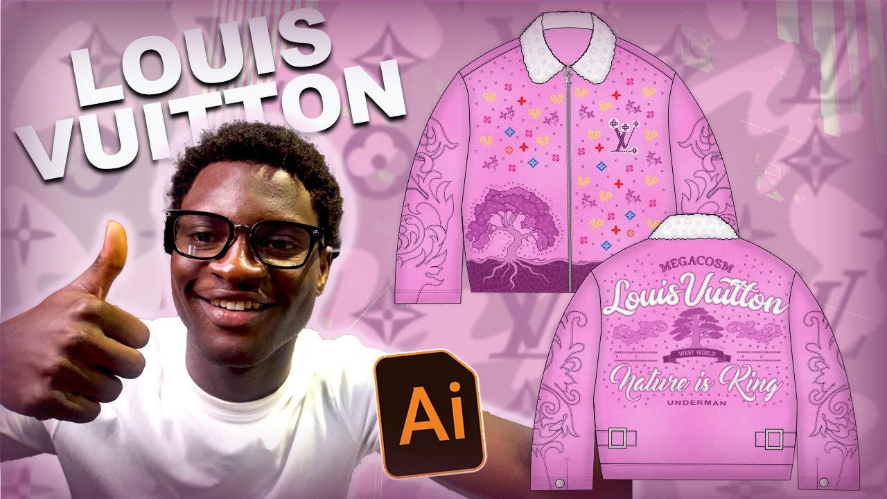 How i design a Jacket for Louis Vuitton from scratch
