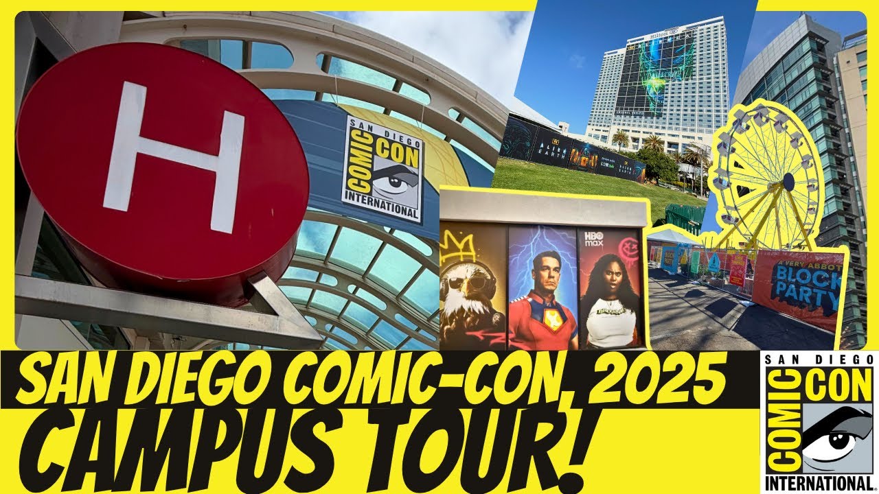 SDCC 2025 Wraps & Activations Preview LIVE! |Predator, Gen V, Doctor Who, Outlander & More