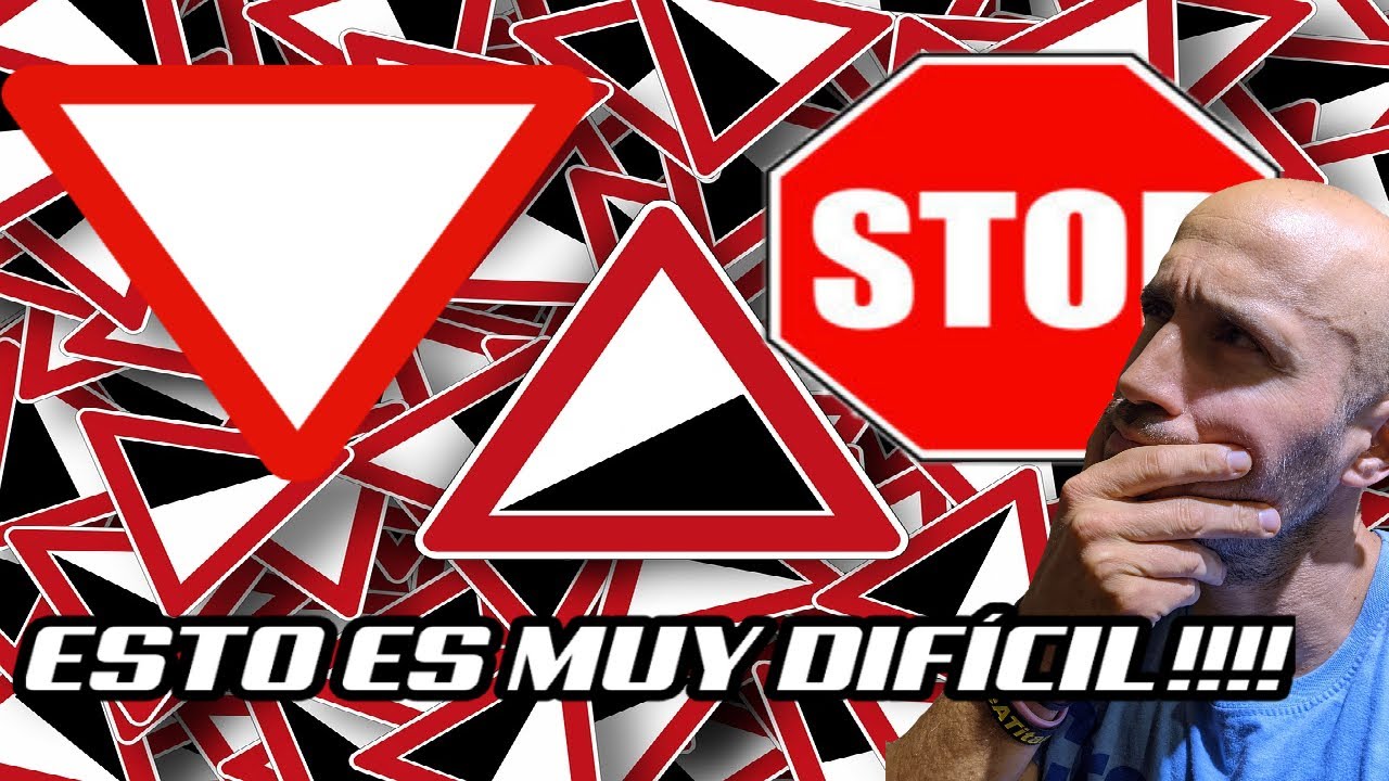 CÓMO HACER UN CEDA EL PASO Y STOP EN PENDIENTE 🤯🤯
