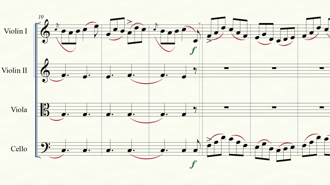 Schummann: The Reaper's Song - Arrangement for strings