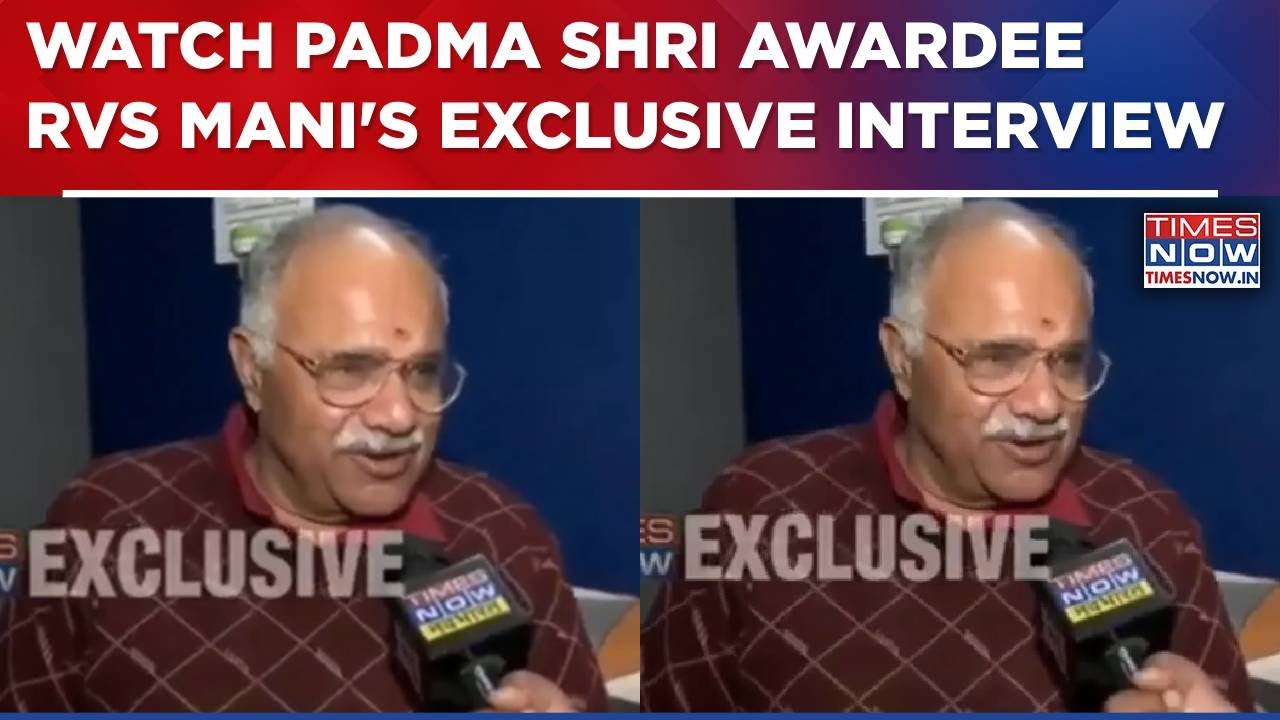 Padma Shri Awardee RVS Mani Makes Shocking Revelation On 'Saffron Terror' & Ishrat Jahan Case| WATCH