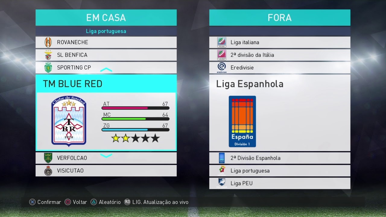 PES 18 TODOS OS TIMES E SELEÇOES