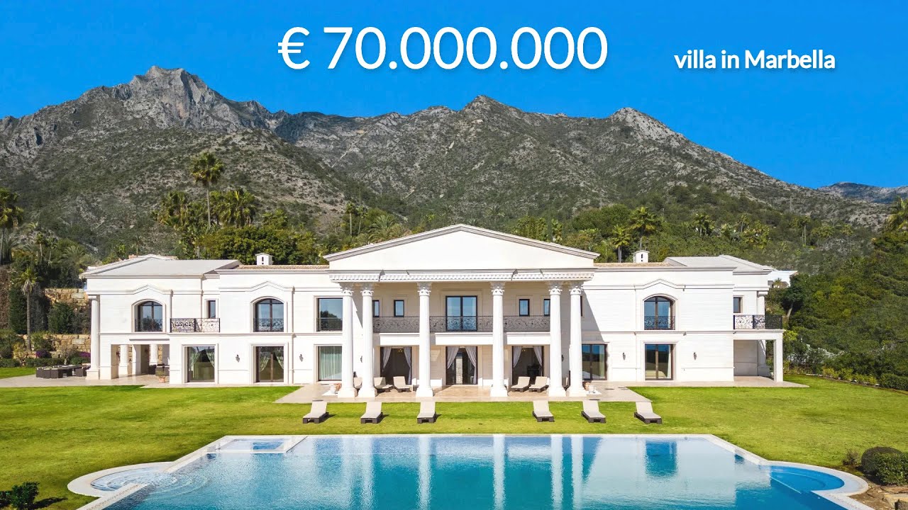 Самый дорогой дом в Испании Villa Bellagio, Марбелья, престижный район Сьерра Бланка, Золотая Миля