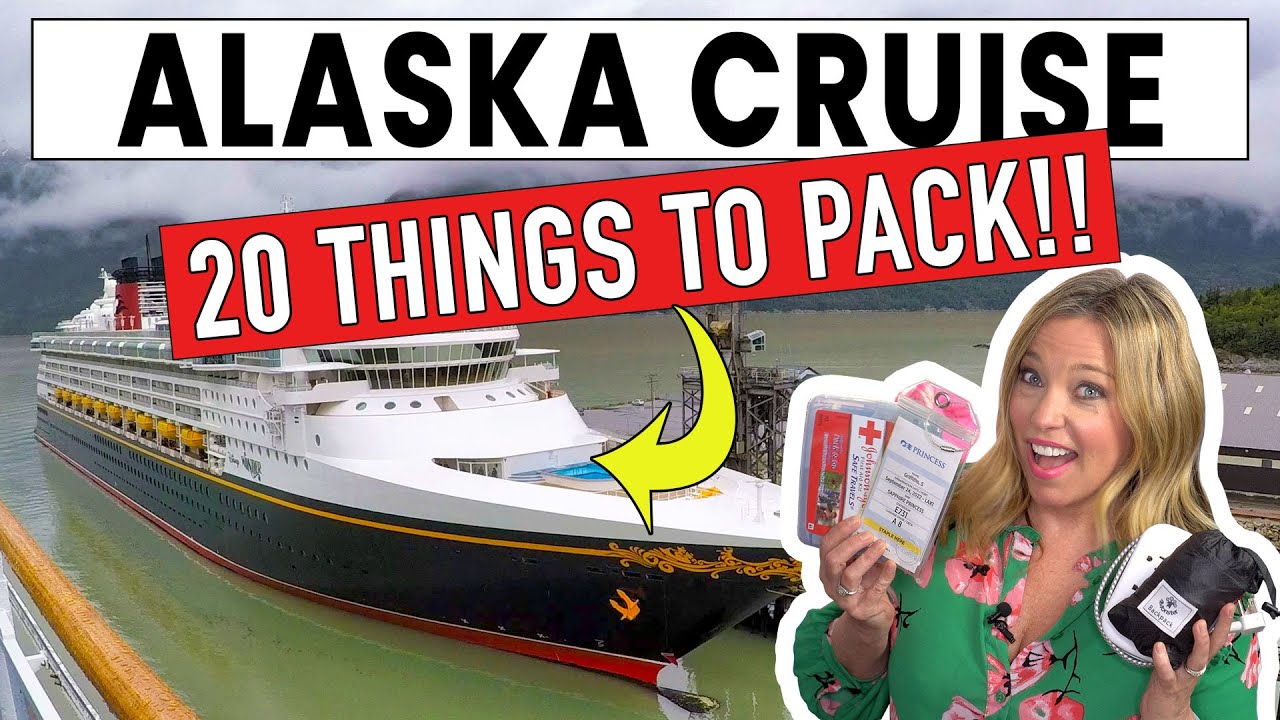 ALASKA CRUISE PACKING LIST 2024 🌲What to pack for an Alaska Cruise 🌲