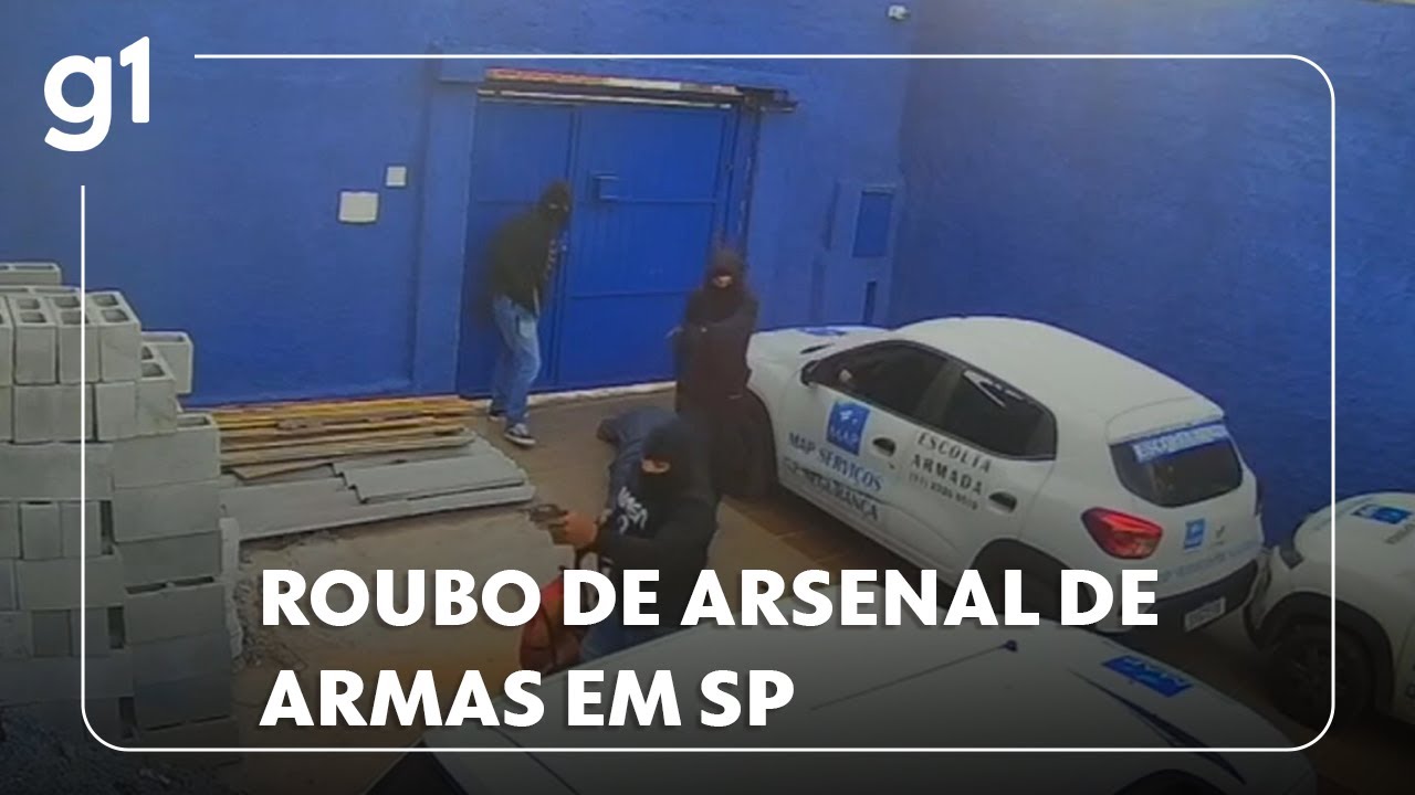 Bandidos encapuzados roubam arsenal de armas em S&atilde;o Paulo