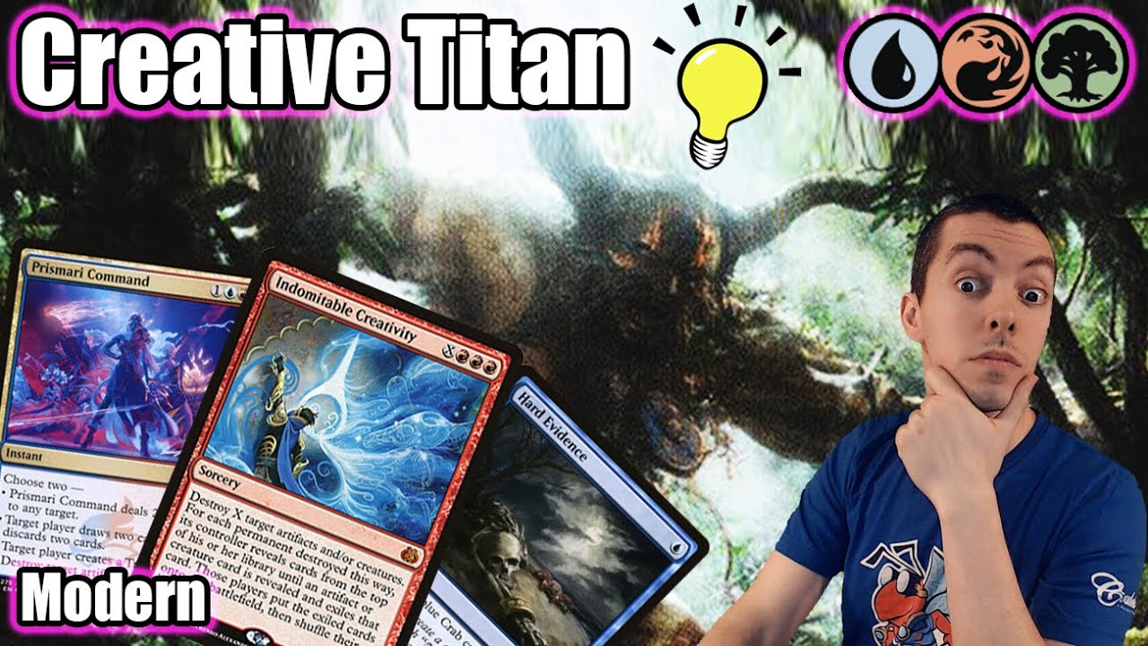 (Modern) 🔵🔴🟢⚪ Creative Titan - The Best Indomitable Creativity Deck In Modern?