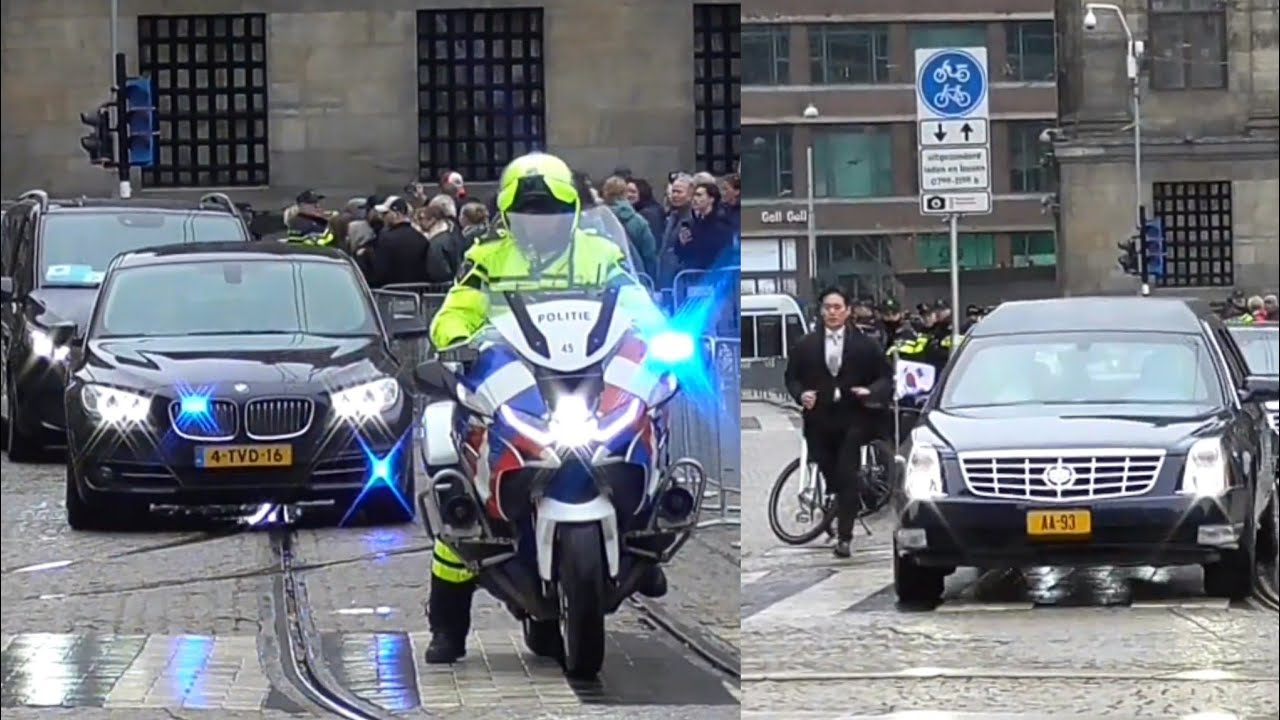 DKDB Begeleidt President Zuid Korea Yoon & Koning Willem Alexander vanaf staatsbezoek Amsterdam!