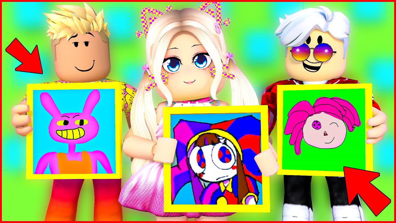 AMAZİNG DİGİTAL CİRCUS KARAKTERLERİNİ &Ccedil;İZDİK 😍 | ROBLOX Speed Draw 🎨