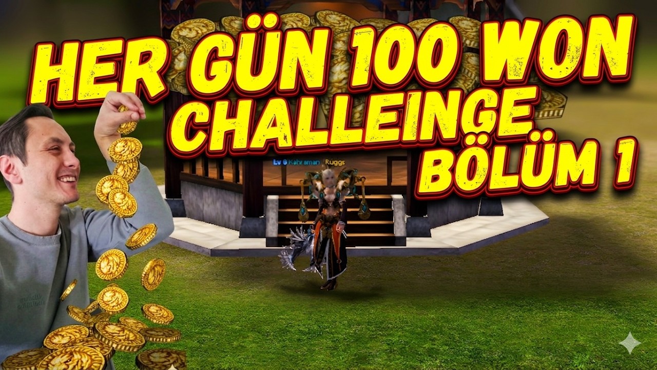 METİN2 TR&rsquo;DE 1 G&Uuml;NDE 100 WON KASMAK! G&Uuml;NL&Uuml;K 100 WON SERİSİ B&Ouml;L&Uuml;M 1 #rubycharon #metin2 #metin2tr